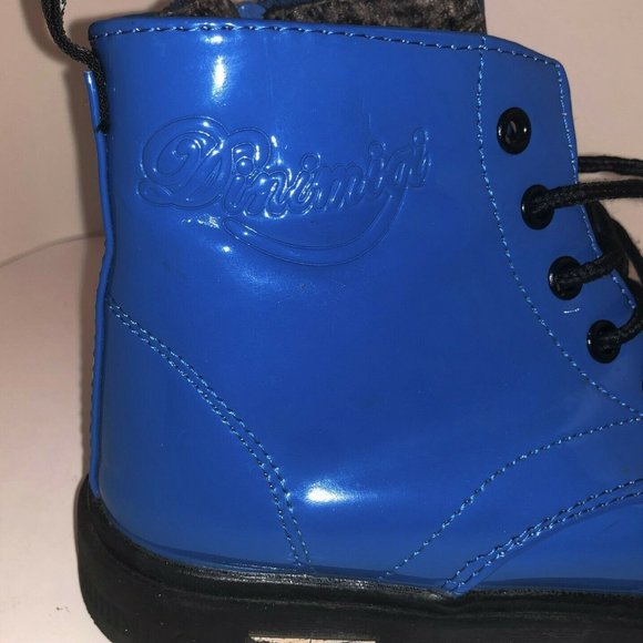 Xiu Xian Dinimigi Fashion Blue Patent Leather - Picture 3 of 4